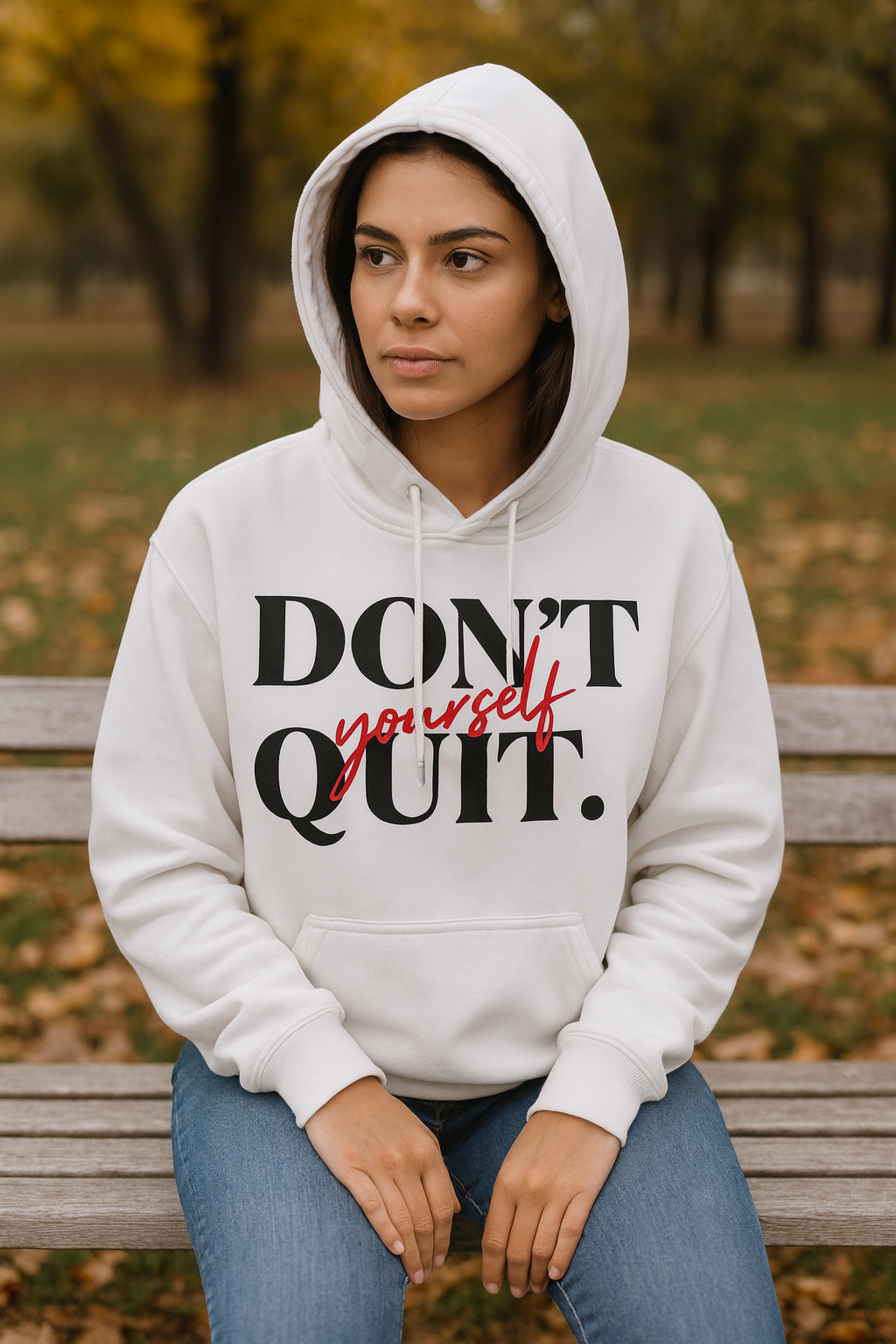 Motivational Custom Hoodie Printed by K&M Print Works