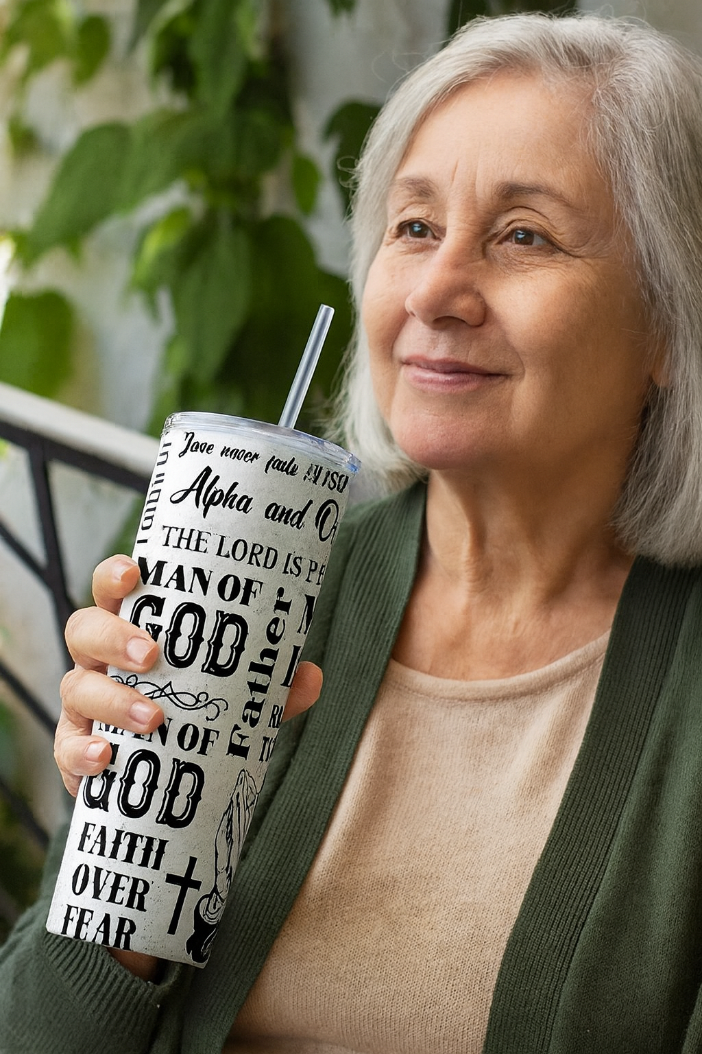 Custom Lion of Faith Tumbler Printed by K&M Print Works