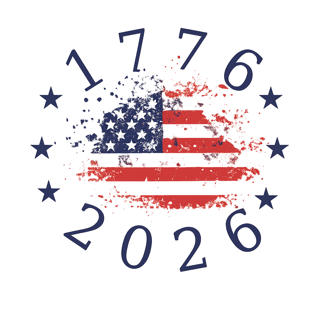 Custom 250th Anniversary Patriotic Shirt by K&M Print Works