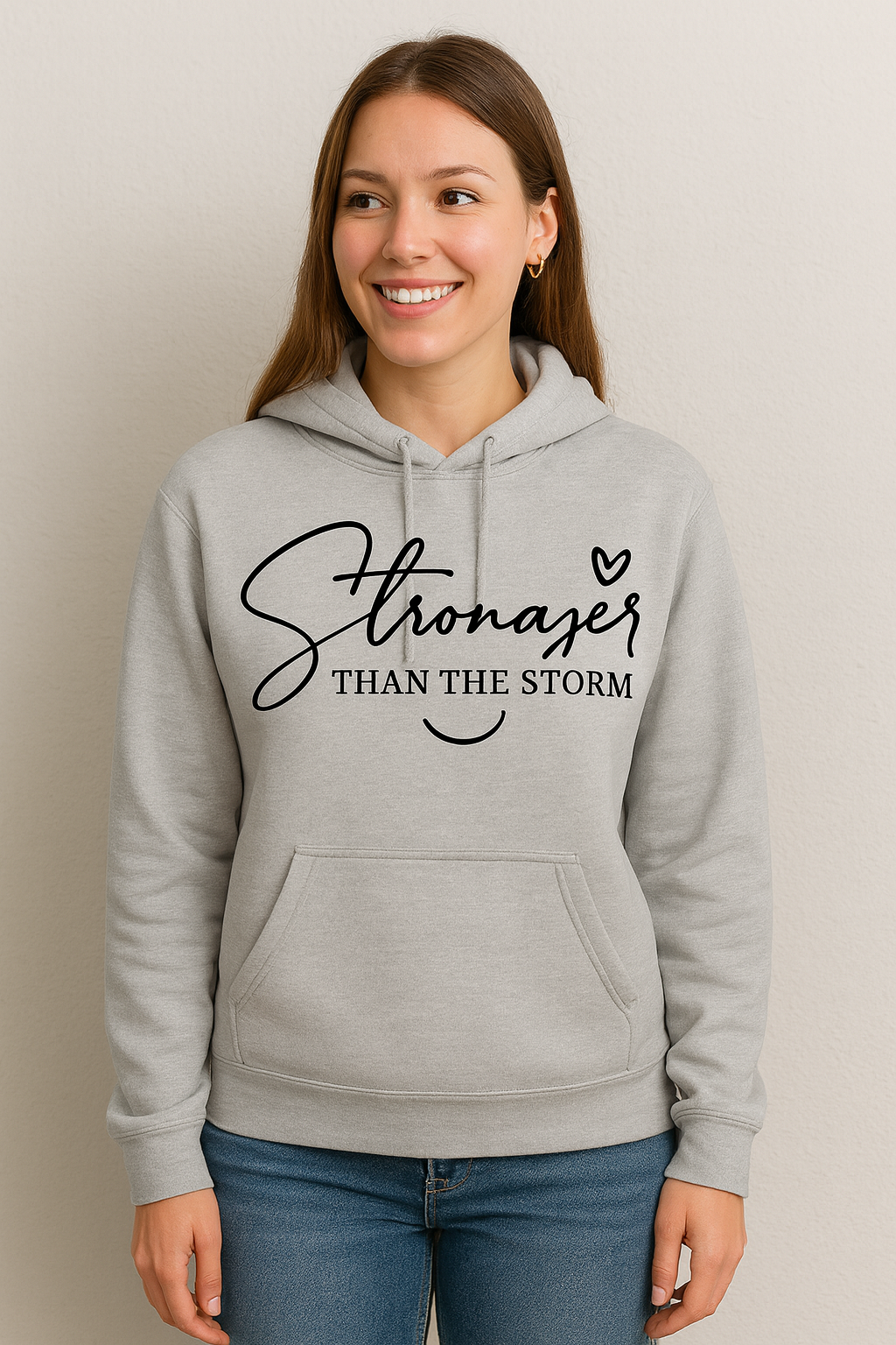 50/50 Blend Custom Hoodie Printed by K&M Print Works