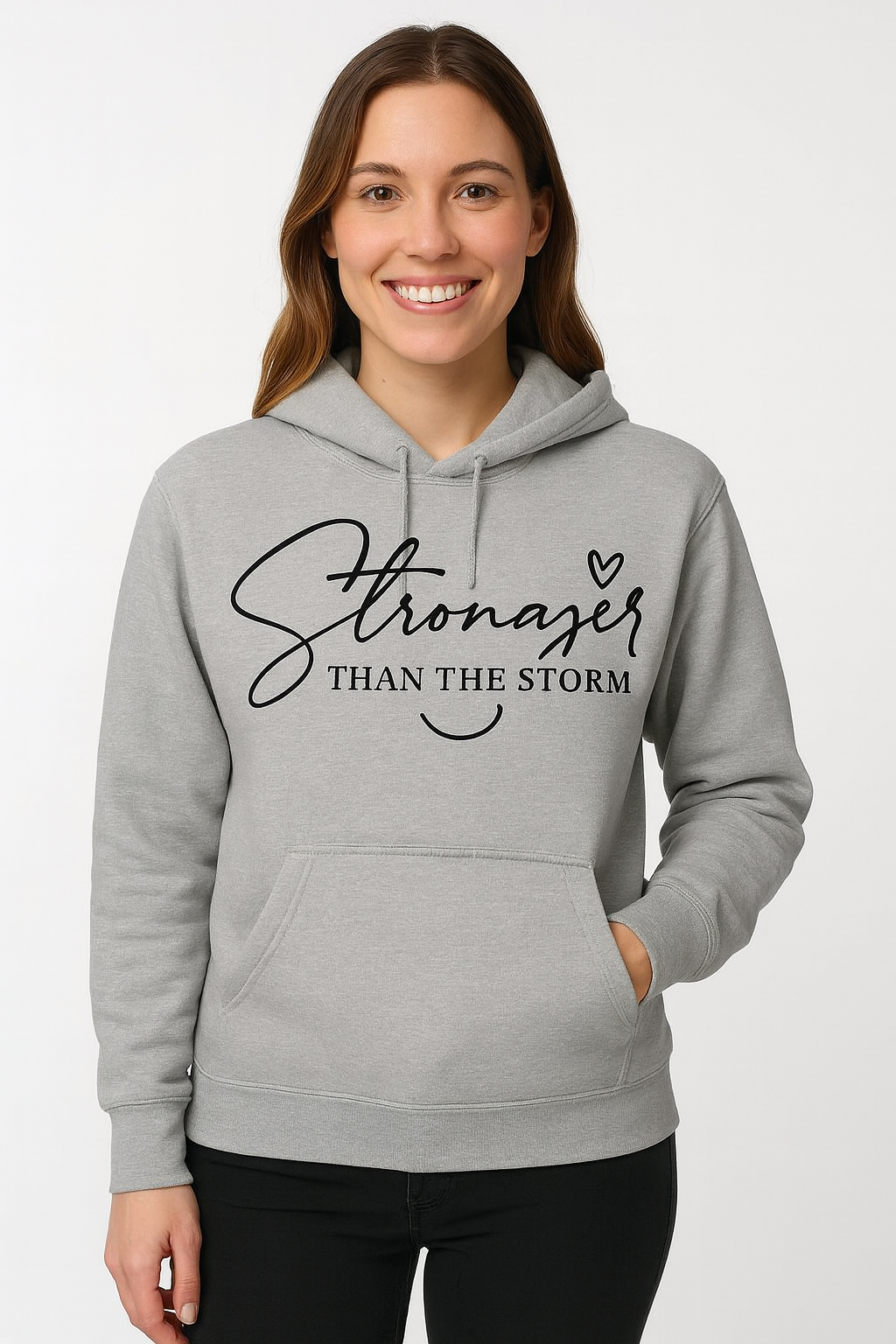 50/50 Blend Custom Hoodie Printed by K&M Print Works
