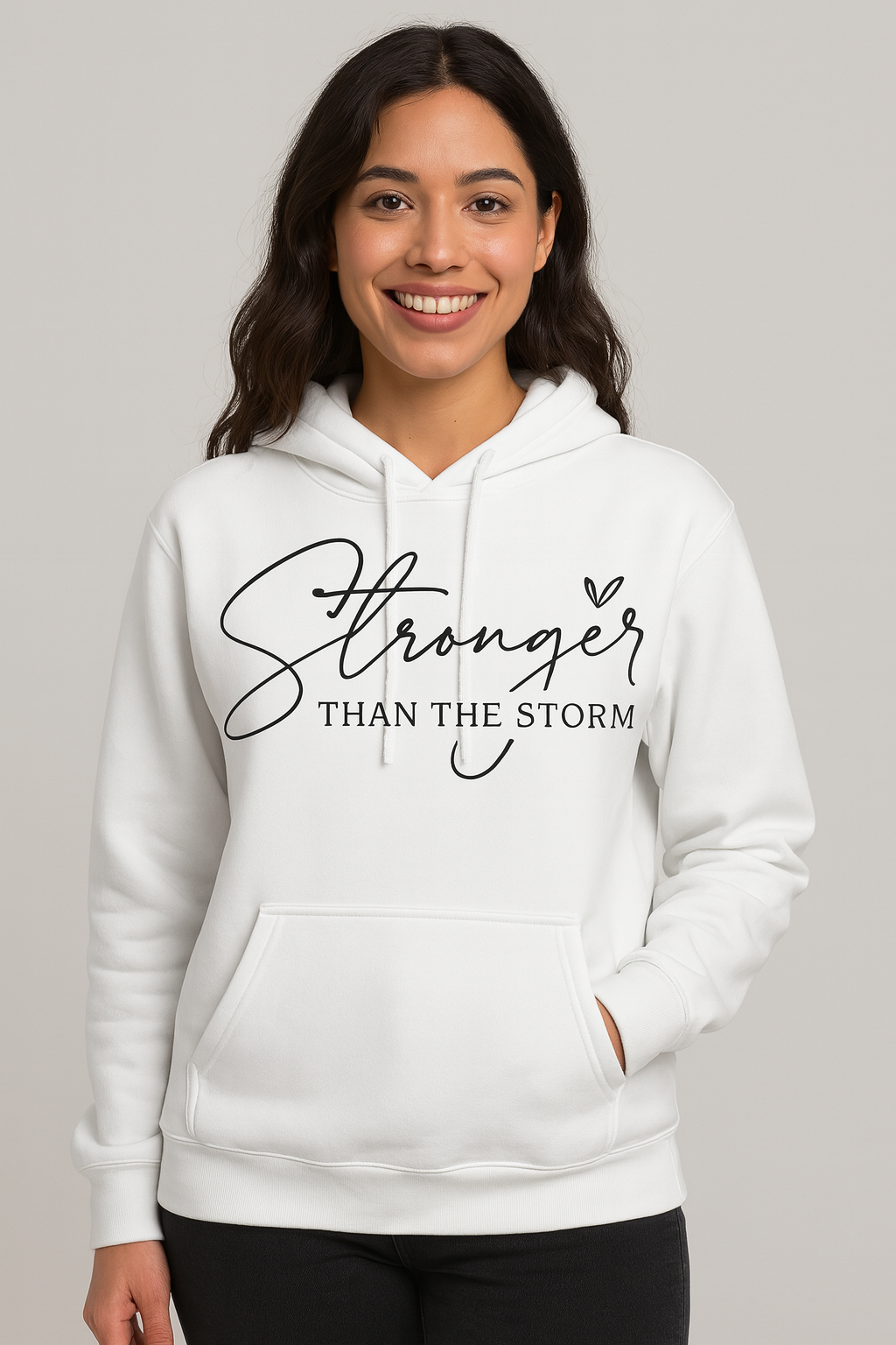 50/50 Blend Custom Hoodie Printed by K&M Print Works