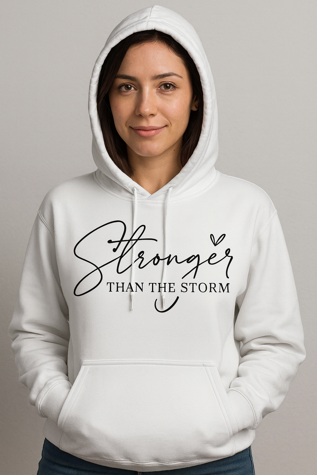 50/50 Blend Custom Hoodie Printed by K&M Print Works
