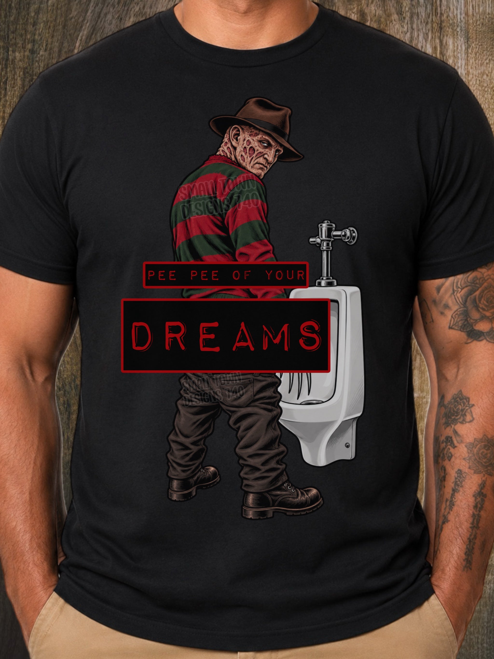 Freddy Pee Pee of Your Dreams Graphic T-Shirt graphic mockup