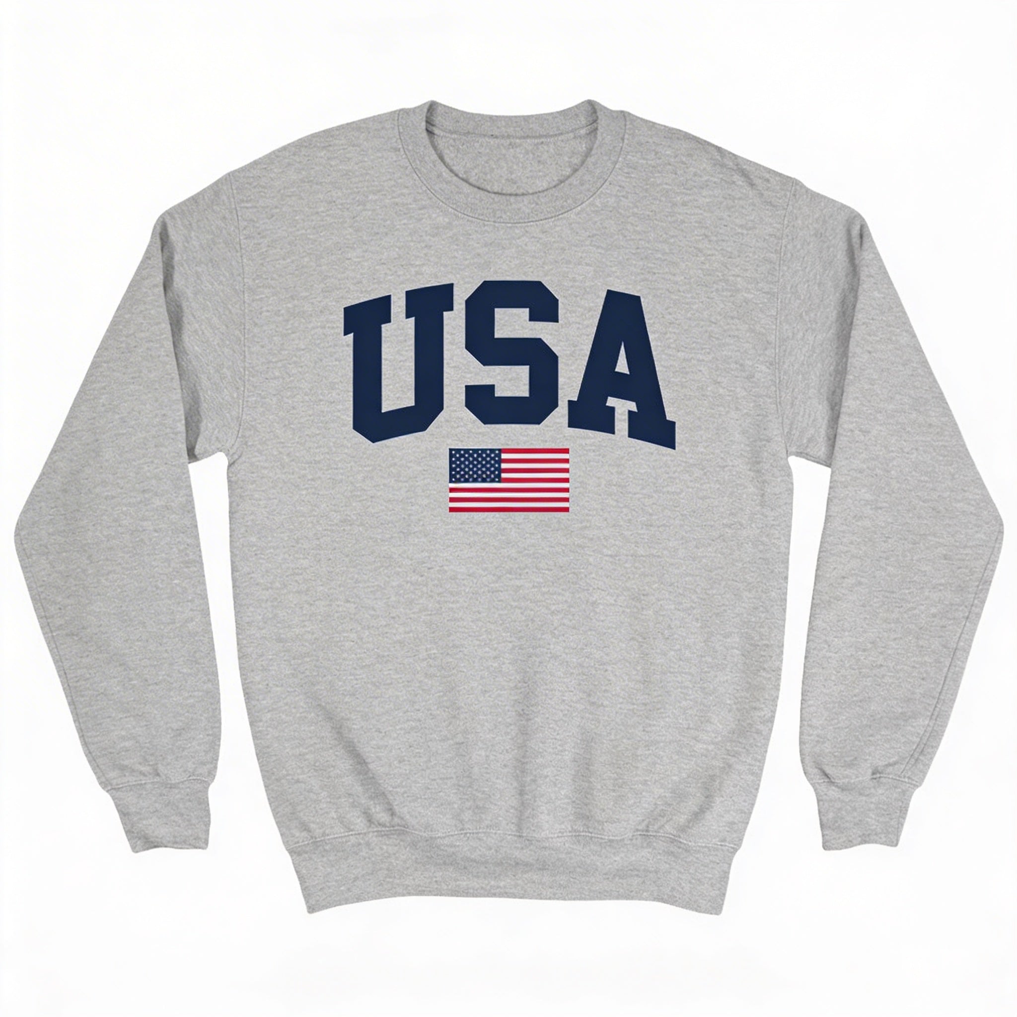 Custom USA Flag Graphic T-Shirt by K&M Print Works