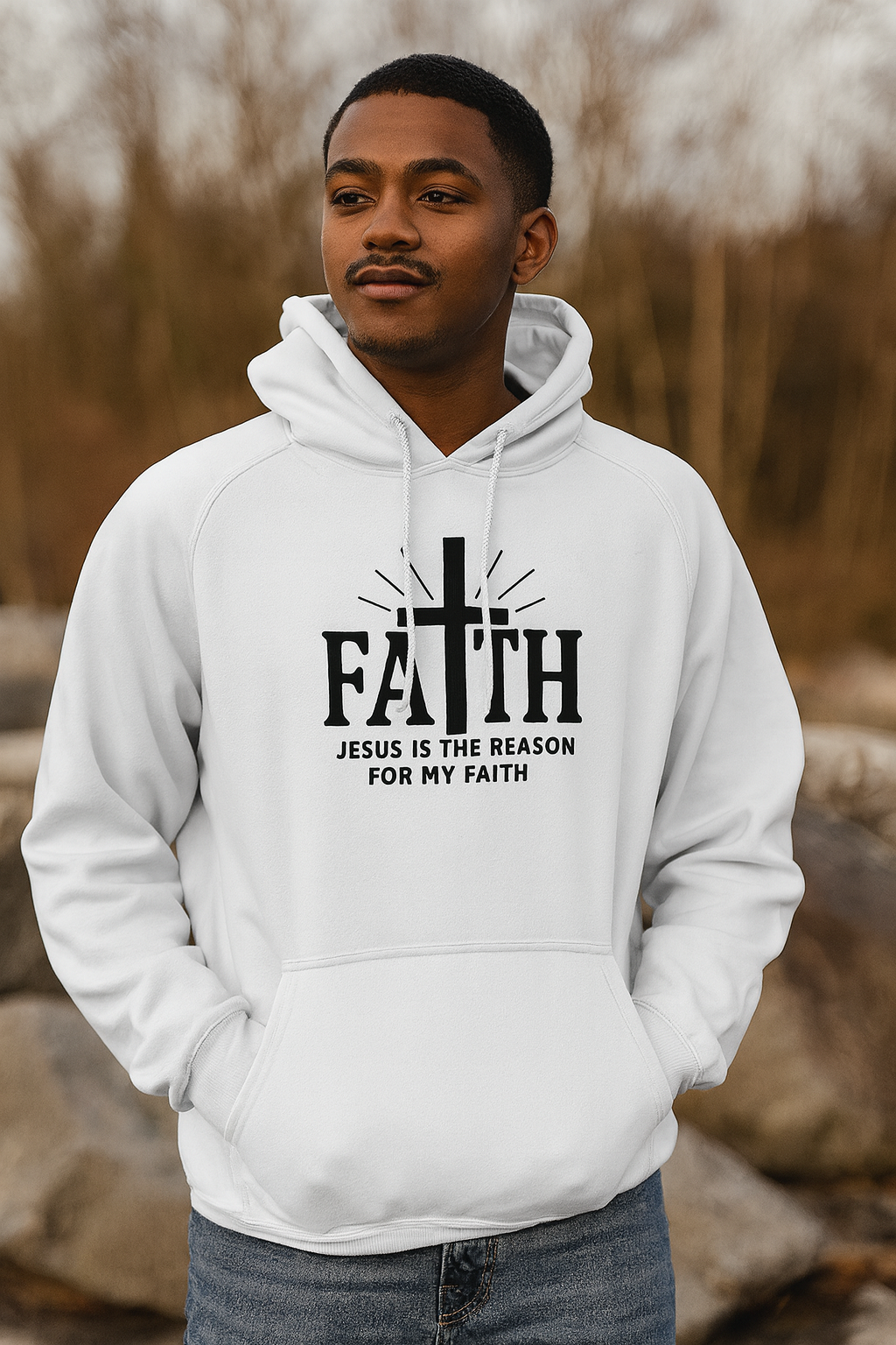  Custom Faith Over Fear Hoodie Printed in Wheelersburg Ohio
