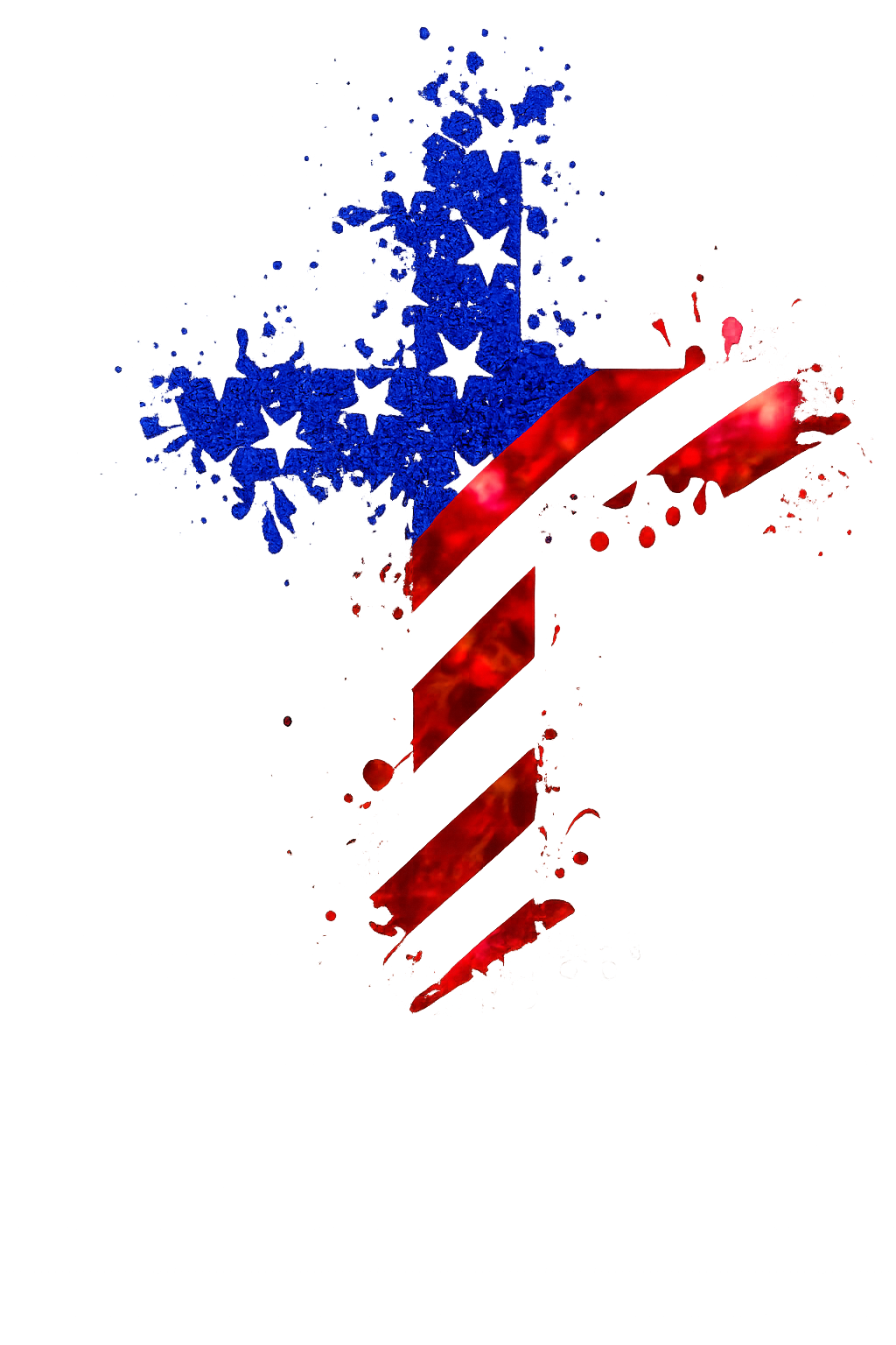 Custom Patriotic Faith Tee by K&M Print Works
