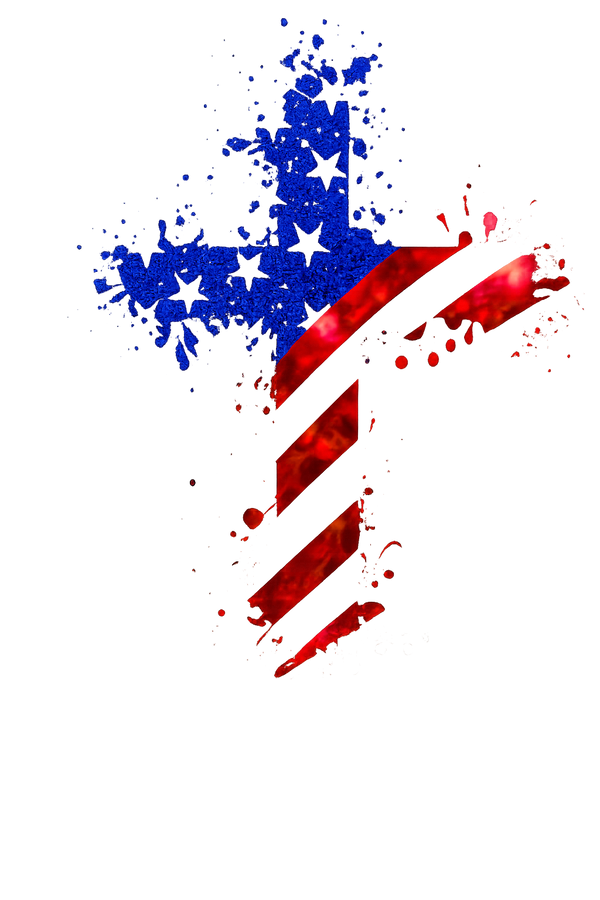 Custom Patriotic Faith Tee by K&M Print Works