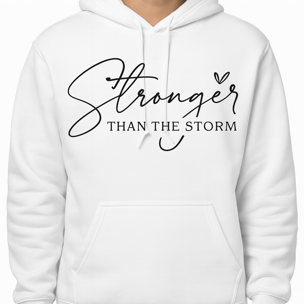 50/50 Blend Custom Hoodie Printed by K&M Print Works