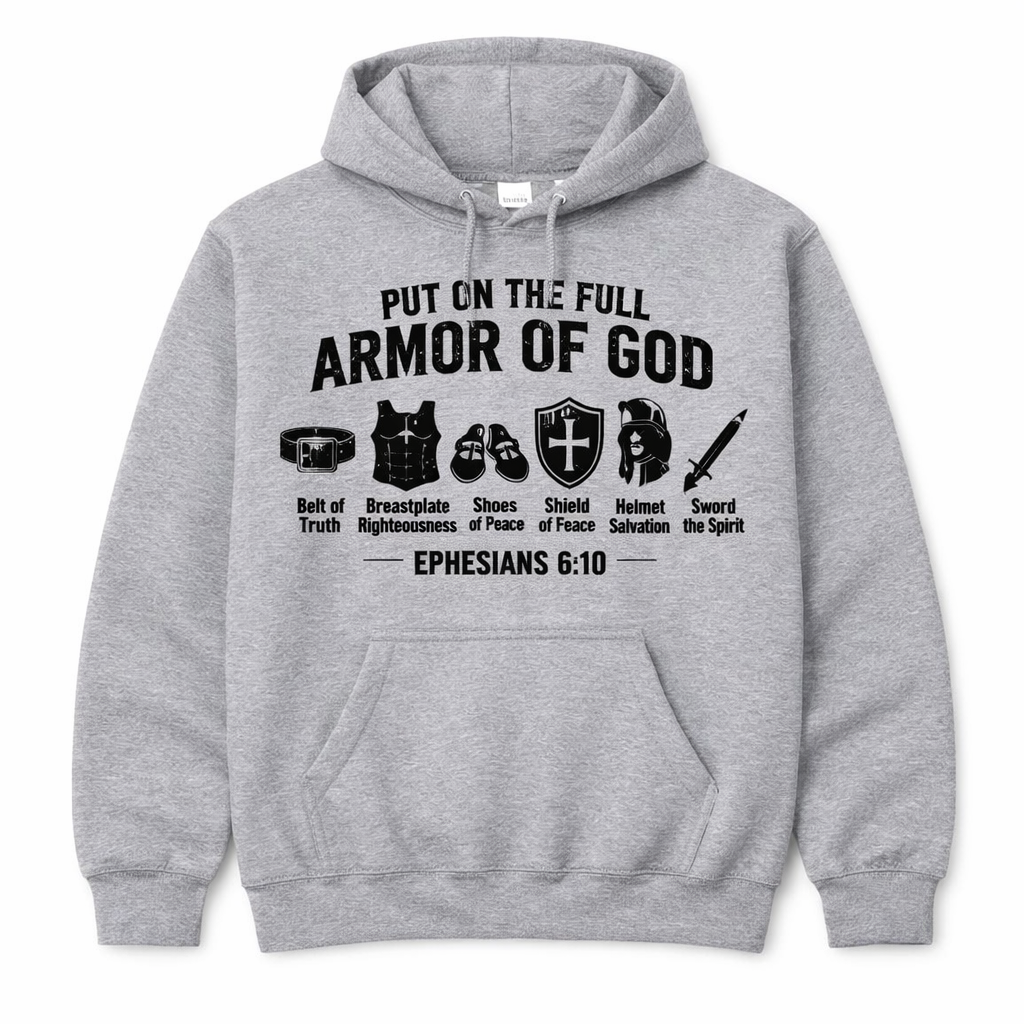 Custom Scripture Graphic Hoodie by K&M Print Works