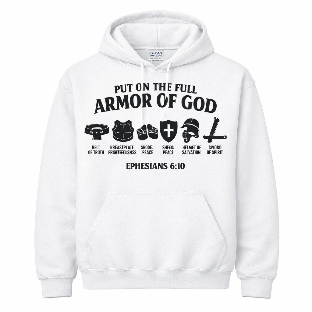 Custom Scripture Graphic Hoodie by K&M Print Works