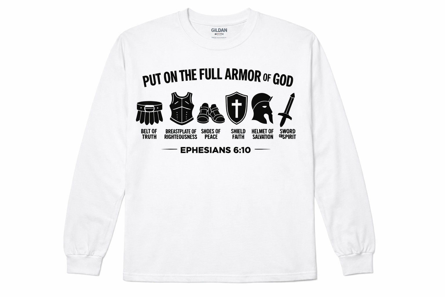 Custom Scripture Graphic Hoodie by K&M Print Works
