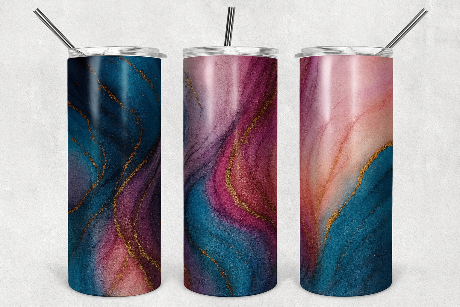 Custom Celestial Swirl 20oz Tumbler by K&M Print Works